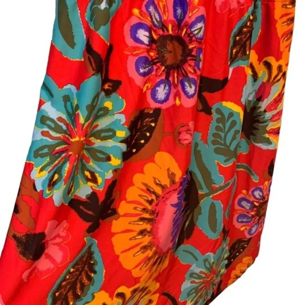 Lucky Brand Floral Abstract Swimsuit Coverup Dress Size XS - S - Picture 3 of 8